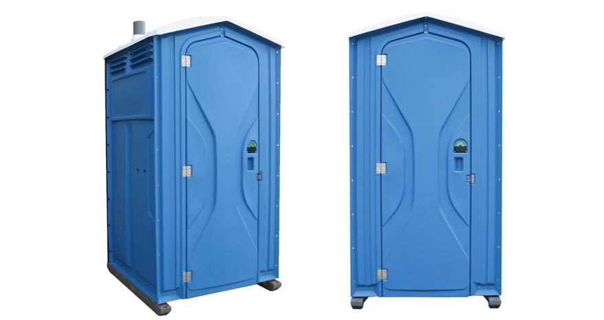 Long-term porta potty units on site in Naperville, illinois